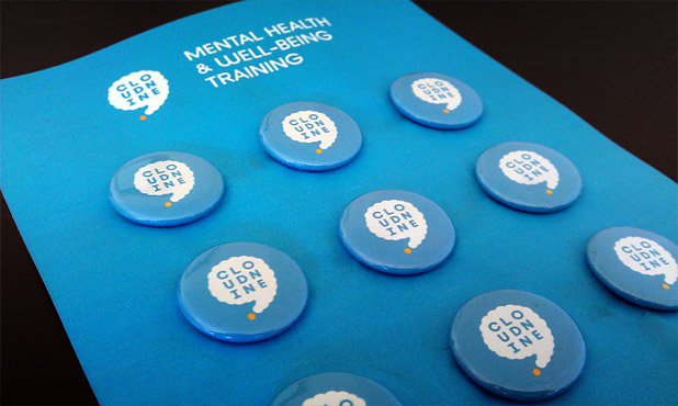 Cloud Nine Pin Badges