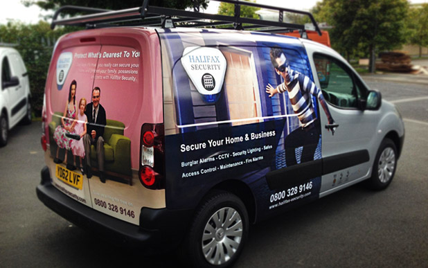 Halifax Security Van Livery