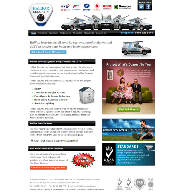 Halifax Security Website