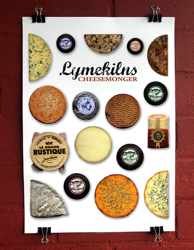 Lymekilns Cheesemonger Poster